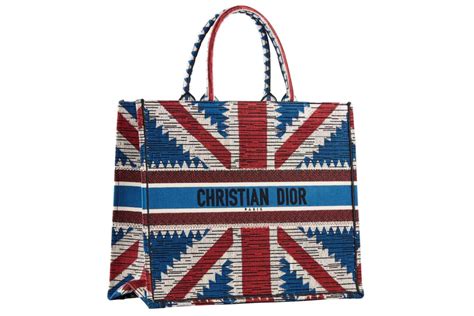 dior book tote union jack|dior book tote.